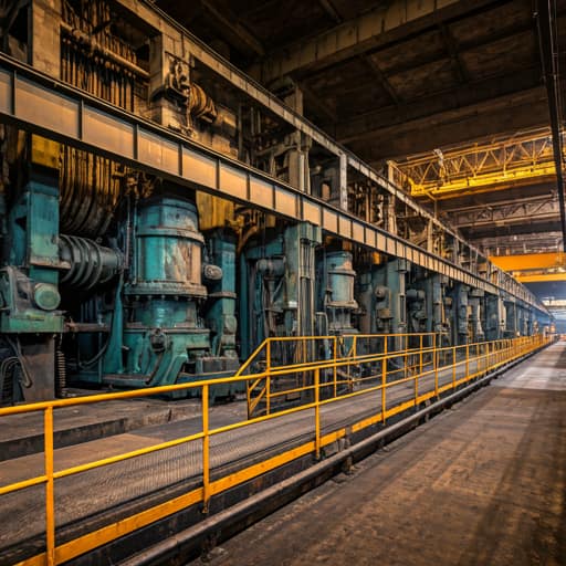 Industrieanlage mit elektrischer Energieverteilung